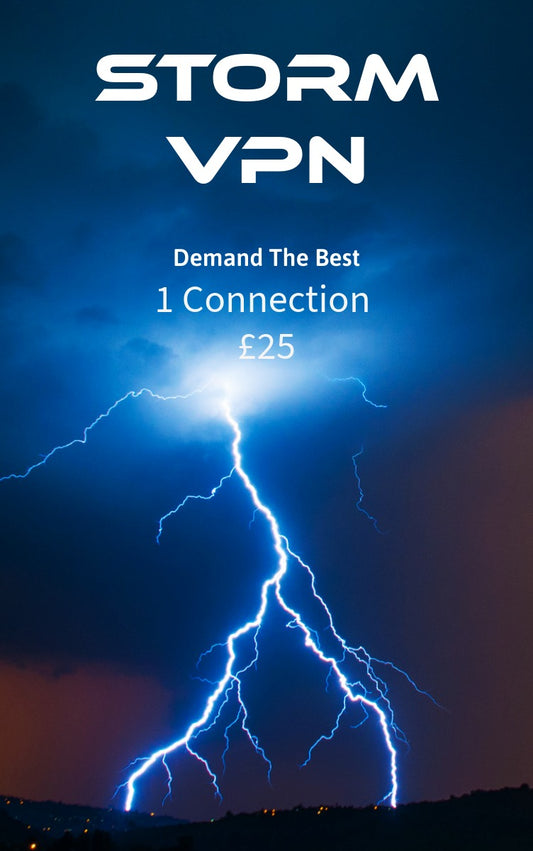 £25 1 connection VPN (fastest server)